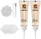 Eryndis Lederreparatur Creme, Leder Repairing Set,Kunstleder Reparaturset, Leder Restaurator, Geeignet für Lederprodukte Wie Autositze Sofas Lederjacken Lederschuhe etcLeder,2 Stück beige