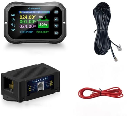 Electric Vehicle Battery Monitor with WiFi Capability for Real Capacity Analysis (KM110F)