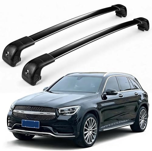 MIKKUPPA Premium Dachträger Querträger,Hohe Traglast Gepäckträger Stangen | kompatibel mit Mercedes-Benz GLC 2016-2022 | 6063 Aluminium & PA6+30GF |Dachgepäckträger für Dachbox & Fahrradträger