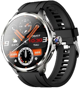 KAIRUIXING H99 4G Smart Watch Android 8.1 OS Smartwatch 8GB 128GB NFC Support 5G SIM Card GPS WiFi Camera Smartwatch Men Women Clocks Hours (Black,8GB 128GB)