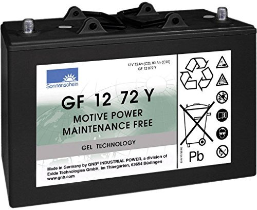 GNB SONNENSCHEIN EXIDE BLEI-AKKU CYCLIC GF-Y 12V 72 AH