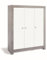Schardt 06 791 22 00 3- türiger Kleiderschrank Nordic driftwood/weiß
