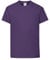 Fruit of the Loom Original Maglietta, Viola (Purple), 14-15 Anni (Taglia Produttore: 164 cm) Ragazzi