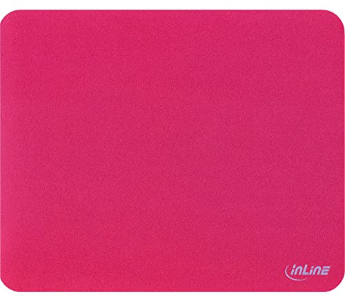 InLine 55456R Maus-Pad Laser, ultradünn, rot, 220x180x0,4mm