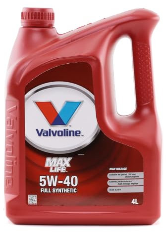 Valvoline Motoröl 5W-40 MaxLife Synthetiköl Motor Öl ACEA A3/B3 ACEA A3/B4 API SN API CF 4L
