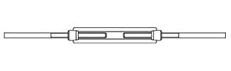 DIN 1480 Spannschlösser A 2 SP AE M 20 A 2 S