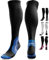 aZengear Kompressionsstrümpfe für Damen Herren (20-30 mmHg Klasse 2) Stützstrümpfe Medizinisch Kompressionssocken Waden Kompression für Laufen Reise Flug Sport Schwangerschaft (L/XL)