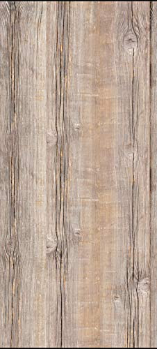 wandmotiv24 Türtapete Holzbrett 100 x 200cm (B x H) - Dekorfolie selbstklebend Sticker für Türen, Türfolie, Aufkleber, M0720