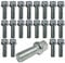 20 Radschrauben Radbolzen Kugelbund M12x1,5 21mm kompatibel mit Audi Mercedes-Benz Smart VW