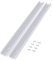 Lot de 2 rails en T pour rail de serrage, fente de fixation, bord droit, outil de serrage en alliage d'aluminium, avec 8 vis autotaraudeuses