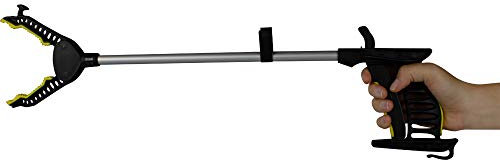 Mobiclinic, Pince télescopique, 60 cm, Marque européenne, Attrape tout, Pour les personnes âgées et handicapées, Noir