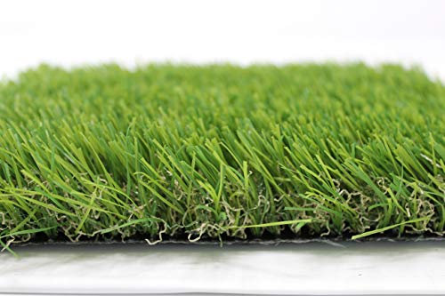 Prato sintetico di alta qualità Tappeto erboso per esterno con sfumature di Colore (40mm 2x10 metri)