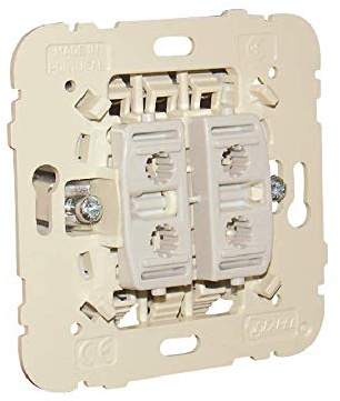Efapel 21061 Interrupteur doble aluminio