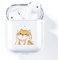 AKABEILA Airpods Hülle Case Cute, Kompatibel mit Apple Airpods 2 Generation Hülle Durchsichtig Silikon Air pods 1 Schutz Hüllen Zubehör [LED an der Frontseite Sichtbar] Stoßfeste Schutzhülle