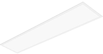 Ledvance Panel-Leuchte LED: für Decke/Wand, PANEL PERFORMANCE 1200x300 UGR19 / 30 W, 220…240 V, Warm White, 3000 K, Gehäusematerial: Aluminium, IP40/IP20, 4058075440210, Weiß