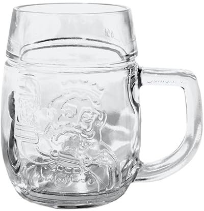 Gambrinus 6 Stück Henkelglas 0,5 l Halbliterglas Bierglas Humpen Seidel