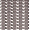 50 Stück Haarverlängerungen Clips 32mm 9 Zähne Clips Extensions Perücken Clips für Haarverlängerungen (Dunkelbraun)