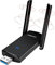Adattatore USB WiFi, adattatore di rete wireless USB a doppia banda da 1300 Mbps, 2,4 GHz/5,8 GHz con supporto USB 3.0, cavo di prolunga antenna doppia e ad alto guadagno per laptop desktop PC