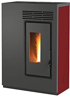 Pelletofen BIO GE60-5,5 kW - Slim 25 cm (rot)