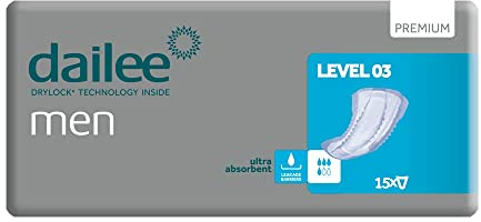 Dailee Men Premium Level 3 Inkontinenzeinlagen, 15 Stück
