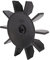 Ac0108 Ventola del Compressore D'aria Motore Elettrico Lama di Raffreddamento 6 Lame in Plastica Sostituzione Piccoli Ventilatori per Frittelle Artigiano Pezzi di Ricambio