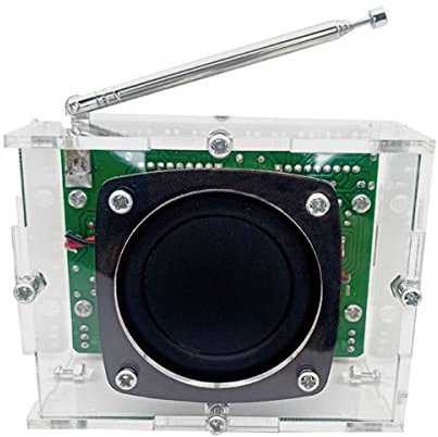 POFET DIY Electronic Speaker Soldering Kit Bluetooth Kit with FM Radio, Mini Home Stereo Sound Amplifier,DIY Radio Kits Speaker Box with Remote Control