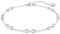 Swarovski Strand Remix Collection, Talla redonda, Blanco, Baño de rodio