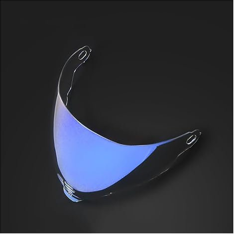 MAUWEY Anti Fog Motorrad Helm Visier Für ICON Motorradhelm Schutzschilde UV-Schutz Gesichtsschutz Sonnenschutzscheibe Windschutzscheibe (Color : 1)