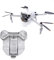 Copertura protettiva per giunto cardanico per Mini 4 Pro Lens Cover antipolvere Compatibile con DJI Mini 4 Pro Drone Accessori Parte di ricambio Gimbal Guard