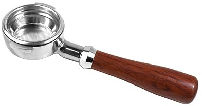 JOUSE E61 Kaffeemaschine mit Massivem Holzgriff, Bodenlosem Siebträger und 58 mm Universell Anwendbaren Gruppenkopfteilen - Zubehör Aus Mahagoni