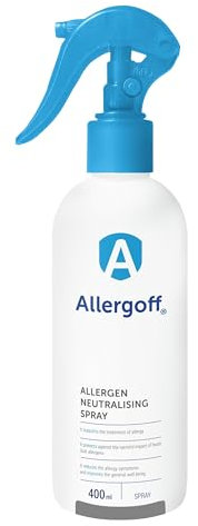 Allergoff Milben-Spray - Effektives Milbenspray für Matratzen, Bett & Textilien - Bekämpft Allergene von Milben, ideal für Allergiker