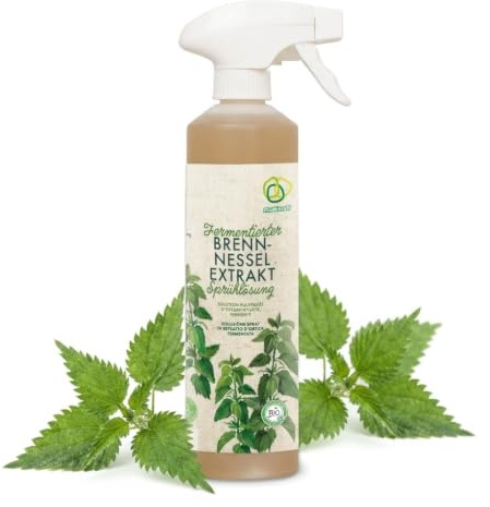 Multikraft Fermentierter Brennnesselextrakt Sprühlösung - Natürliche Pflanzenstärkung für Obst, Gemüse & Zierpflanzen. Verbessert die Pflanzenabwehr. die Formel für einen gesunden Garten, 500ml