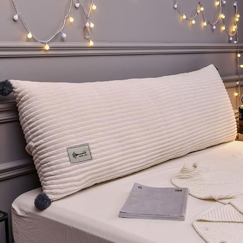 Lesekissen für Bett und Sofa Lehnenkissen Bett Kopfteil Kissen Weiches Rückenkissen, 60/80/180/120cm Lendenkissen Waschbar Sofa Rückenpolster mit Entfernbar Waschbarem Bezug ( Color : #2 , Size : 60x4
