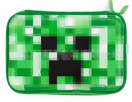 RNNHDYT Miner Gamer Federmäppchen Große Kapazität Kinder Große Miner Game Federmäppchen Federtasche mit Reißverschluss Bleistift Tasche Kinder für Jungen, Mädchen, Studenten und Bürobedarf