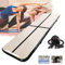 Aufblasbare Gymnastikmatte Mit Luftpumpe, Dicke Tumblingbahn Für Yoga, Fitness Und Kompaktes Trainingsgerät Für Zuhause Und Im Fitnessstudio,13.1Ft/4M*3.2Ft/1M,White