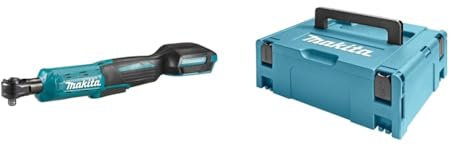 Makita Clé à cliquet dwr180z (machine seule) & COFFRET DE TRANSPORT MAKPAC2 395x295x157 MM (coffret nu) - 821550-0