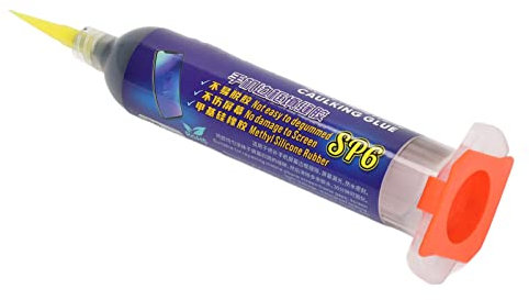 ZAWELIYO Handy-Display-Reparaturkleber, Hochfestes Dichtmittel, 30 Minuten Aushärtung, 98% Lichtdurchlässigkeit, mit 30 Ml Speicherkapazität (SP6)