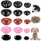 75PCS Bunte Sicherheitsnasen mit Unterlegscheiben,sicherheitsnasen für kuscheltiere,kunststoff sicherheitsnasen,3 Größen Teddybärnase für,Amigurumi Doll Plüsch Tier Häkeltiere machen(12/15/20mm)