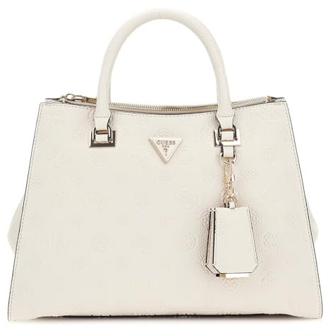 GUESS Cresidia Society Satchel Bone
