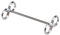 Sghtil Riposo coltello, poggia-coltelli, per il tavolo, poggia-bacchette in acciaio inossidabile, supporto per bacchette, cucchiai, forchette, supporto per tazza, supporto per decorazione della sala