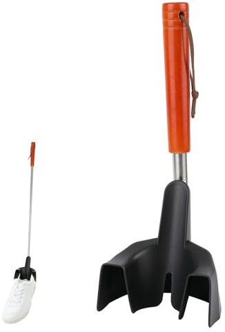 Gosknor Einziehbarer Schuhlöffel, 78 cm Tragbarer Schuhlöffel mit Langem Griff Schuhanziehhilfe mit Einstellbarer Länge Verlängerter Schuhlöffel Schuhhelfer für Senioren Männer Frauen