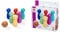 Eichhorn – Games – Bowling Spiel mit 6 Pins und Einer Holzkugel, buntes Tisch Bowling, 7 teilig, aus Birkenholz, ab 3 Jahren