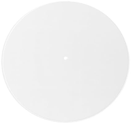 Cpolebev Acrylic Turntable Mat, 12inch Slip Mat for Viny Record Player, 3mm Thick Acrylic Platter Slipmat Replacement