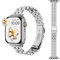 Stainless Steel Straps Compatible with Apple Watch Strap 49mm 46mm 45mm 44mm 42mm, Luxury Slim Metal Bands Bracelet for Women Wristband iWatch Series 10 9 8 7 6 5 4 3 2 1 SE SE2 Ultra 2, Silver
