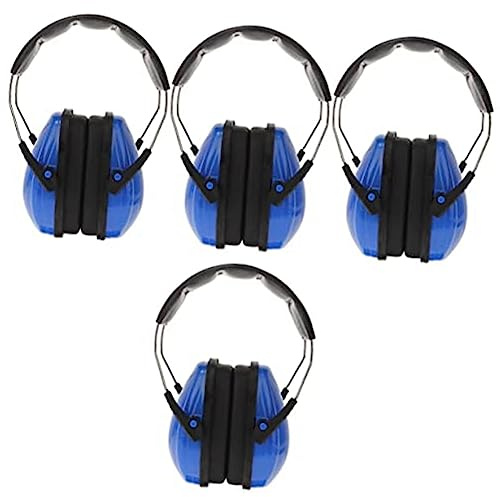 Jooehyer 4 Pcs Protective Anti-Noise Noise-Cancelling Earmuffs Student Soundproof Earmuffs