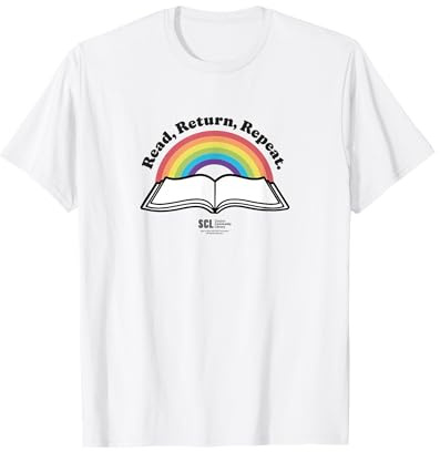 Gen V Read, Return, Repeat Rainbow Library Sign TV Show Maglietta
