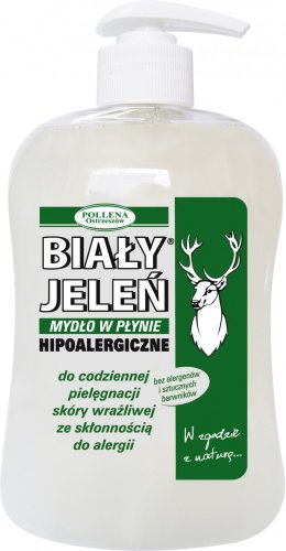 Hypoallergen Seife für die tägliche Pflege mit Handpumpe 500ml von Bia?y Jele?