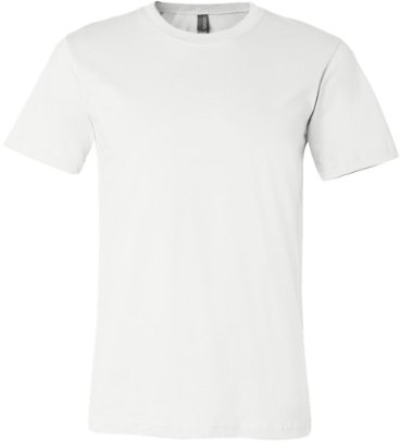 Bella Canvas Unisex Jersey Crew Neck T-Shirt White M