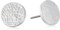 Pilgrim Jewelry Damen-Ohrstecker Messing Ear post 1.0 cm Versilbert 281346043