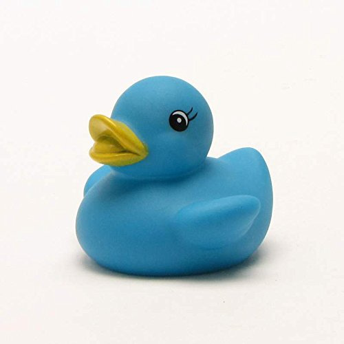 Duckshop I Badeente I Quietscheente I Bruni blau 5,5 cm
